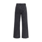 Chloé Black Cotton High-Waisted Jean