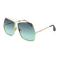 Max Mara Turquoise Metal Sunglasses