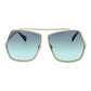 Max Mara Turquoise Metal Sunglasses