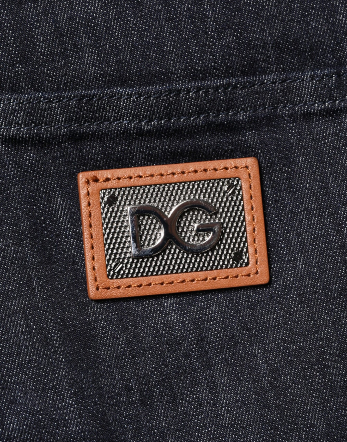 Dolce & Gabbana Black Cotton Stretch Skinny Denim Men Jeans