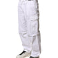 Dolce & Gabbana White Cotton Men Cargo Denim Trouser Jeans