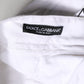 Dolce & Gabbana White Cotton Men Cargo Denim Trouser Jeans