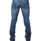 Just Cavalli Blue Washed Mid Waist Skinny Denim Trouser Jeans