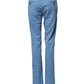 Daniele Alessandrini Blue Cotton Mid Waist Straight Men Denim Jeans
