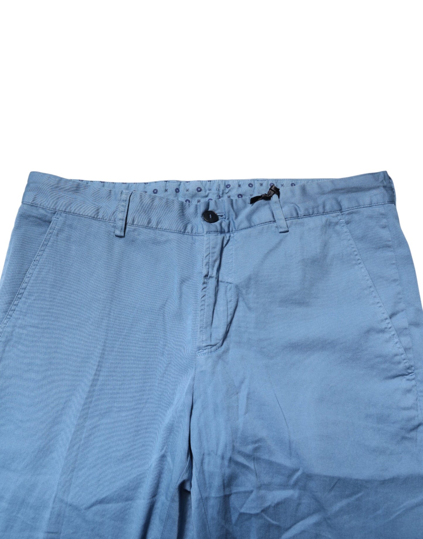 Daniele Alessandrini Blue Cotton Mid Waist Straight Men Denim Jeans