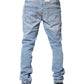 Blend Light Blue Twister Mid Waist Skinny Fit Men Denim Jeans