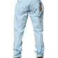 Jacob Cohen Light Blue Cotton Straight Fit Men Denim Jeans