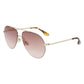 Victoria Beckham Gold Metal Sunglasses