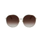 Victoria Beckham Gold Metal Sunglasses