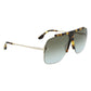 Victoria Beckham Brown Acetate Sunglasses