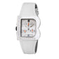 Laura Biagiotti White Leather Dress Watch