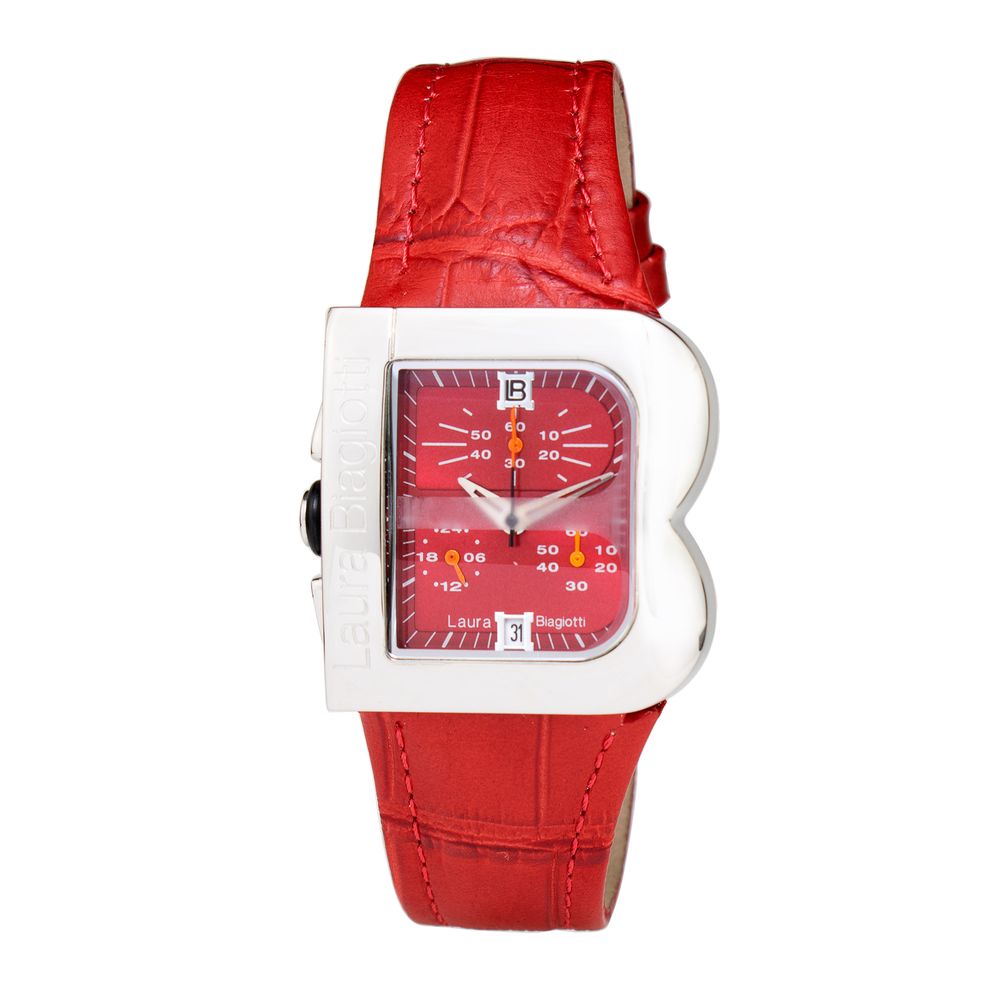 Laura Biagiotti Multicolor Leather Dress Watch