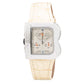 Laura Biagiotti Beige Leather Dress Watch