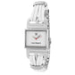 Laura Biagiotti White Leather Dress Watch