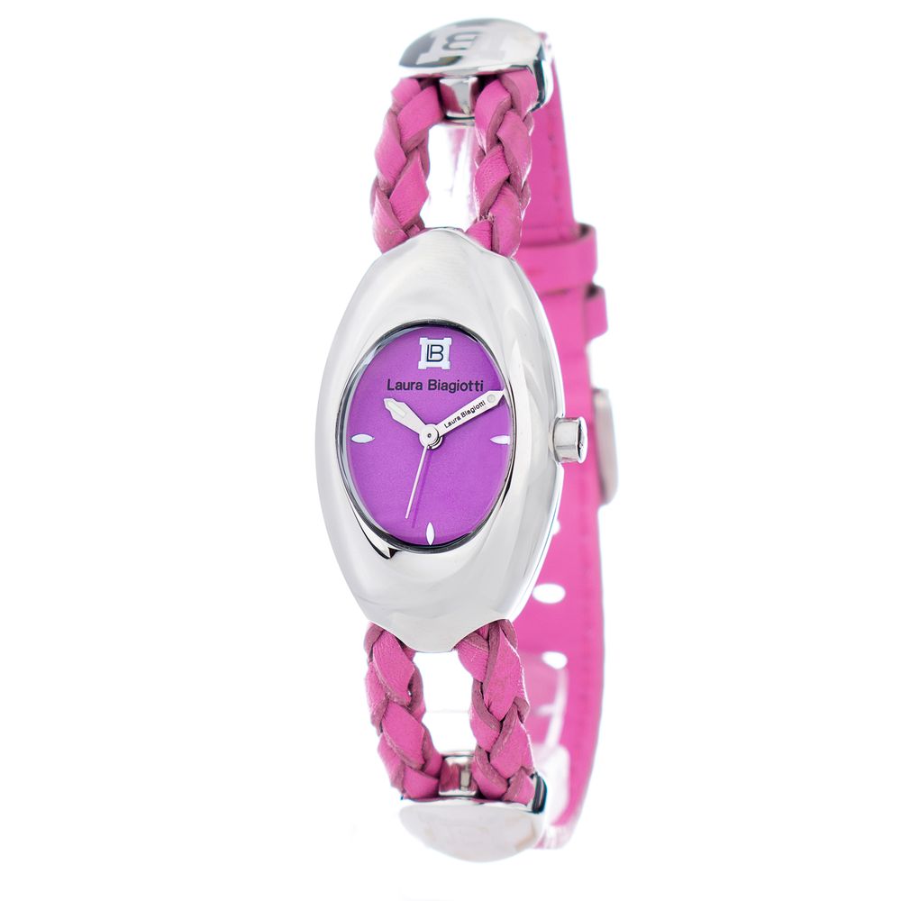 Laura Biagiotti Multicolor Leather Dress Watch