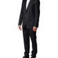 Dolce & Gabbana Black Wool Single Breasted Men 2 Piece Suit Mens Suit