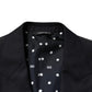 Dolce & Gabbana Black Wool Single Breasted Men 2 Piece Suit Mens Suit