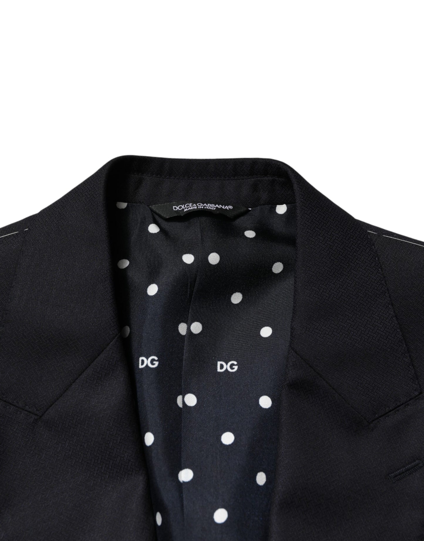 Dolce & Gabbana Black Wool Single Breasted Men 2 Piece Suit Mens Suit