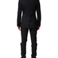 Dolce & Gabbana Black Wool Single Breasted 3 Piece Men Suit Mens Suit