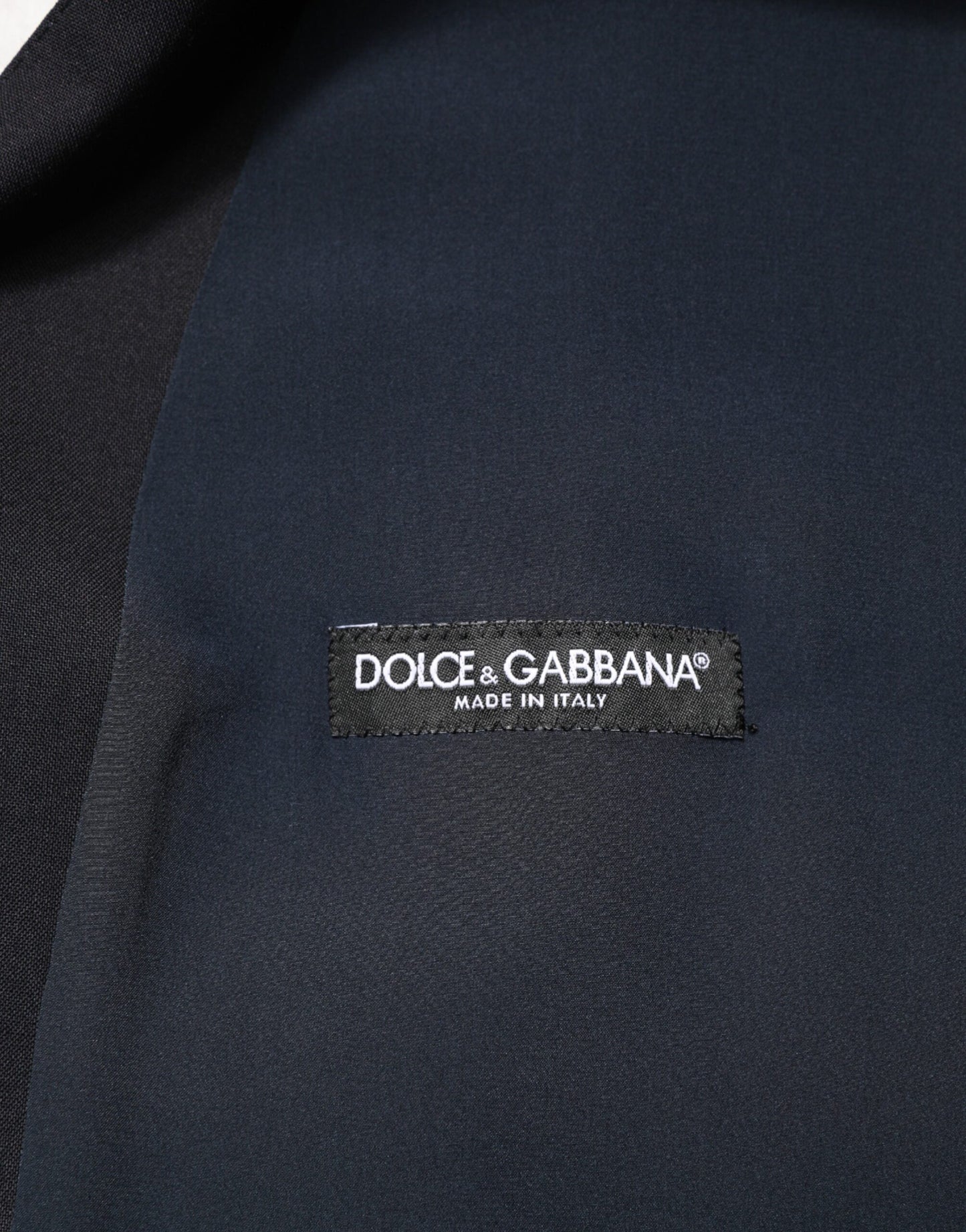 Dolce & Gabbana Black Wool Single Breasted 3 Piece Men Suit Mens Suit