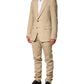 Dolce & Gabbana Beige Linen Single Breasted 2 Piece Suit Mens Suit