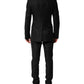 Dolce & Gabbana Black Embellished Single Breasted 2 Pc Suit Mens Suit
