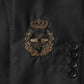 Dolce & Gabbana Black Embellished Single Breasted 2 Pc Suit Mens Suit