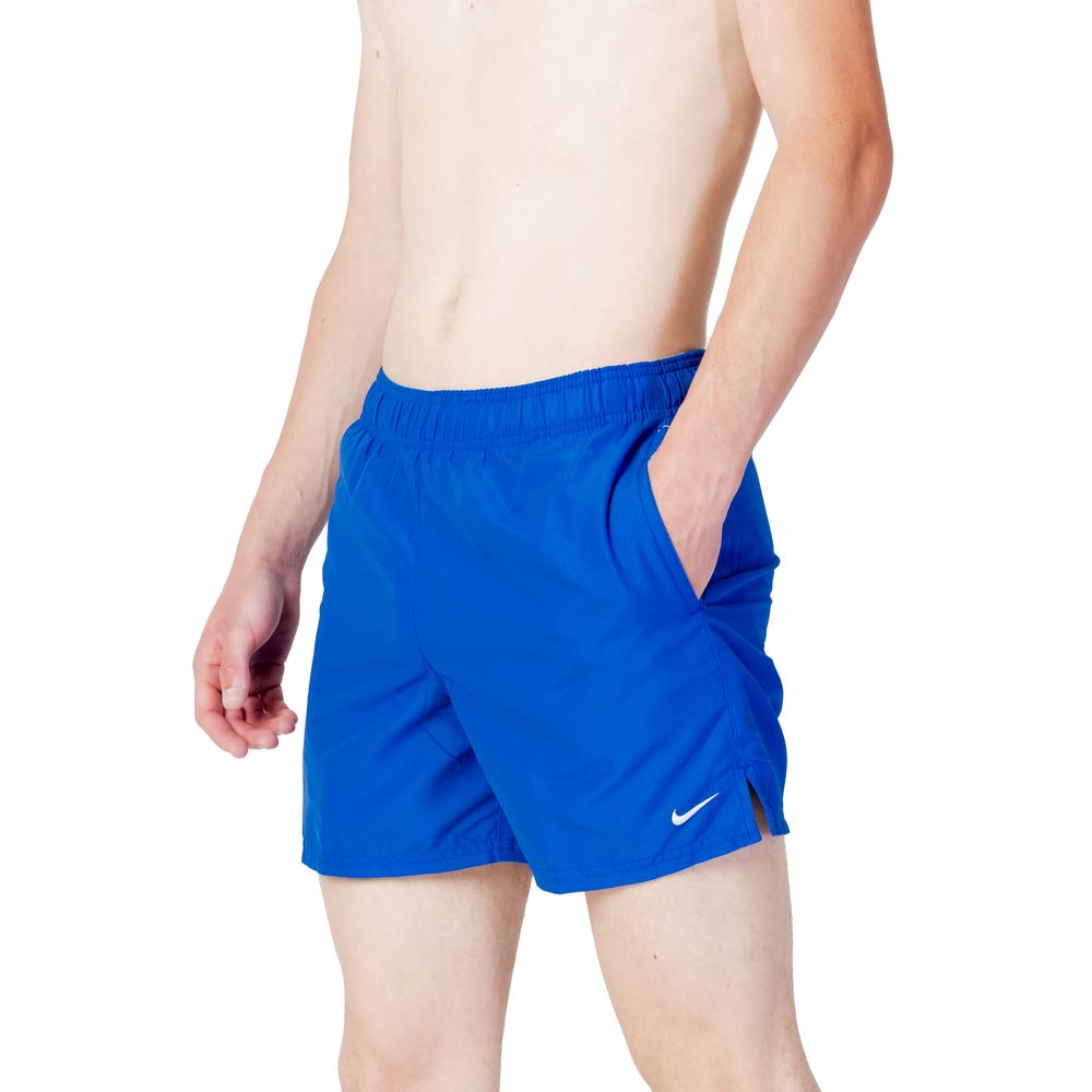 Nike Blue Polyester Swim Shorts Mens Swim