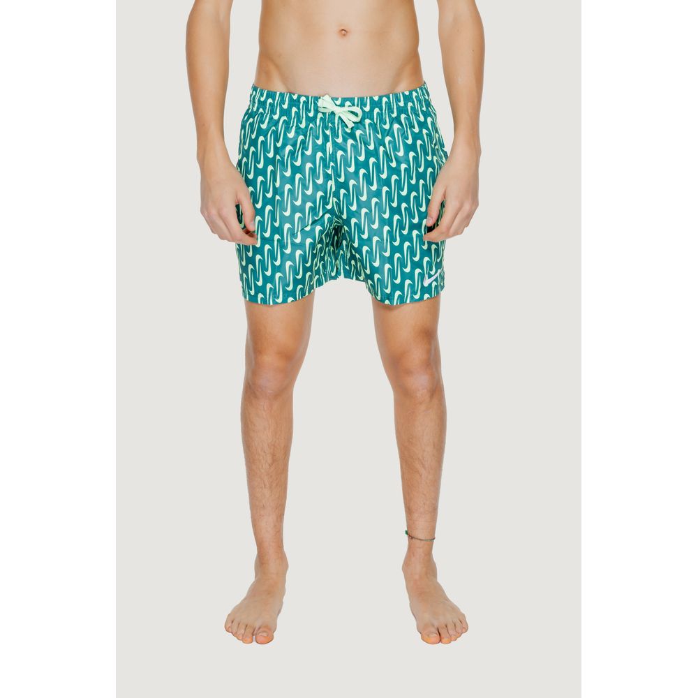 Nike Green Polyester Swim Shorts Mens Swim