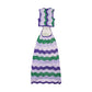 PINKO Purple Polyamide Long Dress
