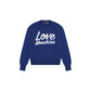 Love Moschino Blue Wool Sweatshirt