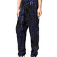 Christian Pellizzari Blue Sequined Tapered Trouser Pants
