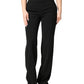 Just Cavalli Black High Waist Straight Trouser Formal Pants