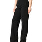Just Cavalli Black High Waist Straight Trouser Formal Pants