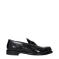 Givenchy Black Leather Slip-On Loafers