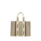 Chloé Beige Linen Shoulder Bag Womens Shoulder Bag