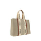Chloé Beige Linen Shoulder Bag Womens Shoulder Bag