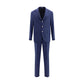 Brunello Cucinelli Blue Fleece Wool Two-Piece Suit Mens Suit