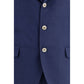Brunello Cucinelli Blue Fleece Wool Two-Piece Suit Mens Suit
