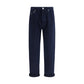 Brunello Cucinelli Blue Cotton Straight-Leg Jeans