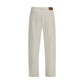 Brunello Cucinelli White Cotton Straight-Leg Jeans