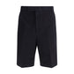 Thom Browne Blue Polyester Bermuda Shorts Mens Shorts