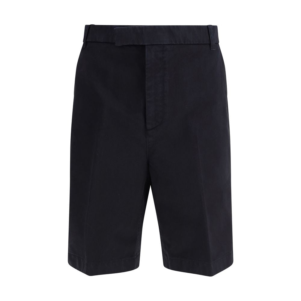 Thom Browne Blue Polyester Bermuda Shorts Mens Shorts