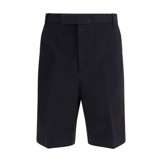 Thom Browne Blue Polyester Bermuda Shorts Mens Shorts