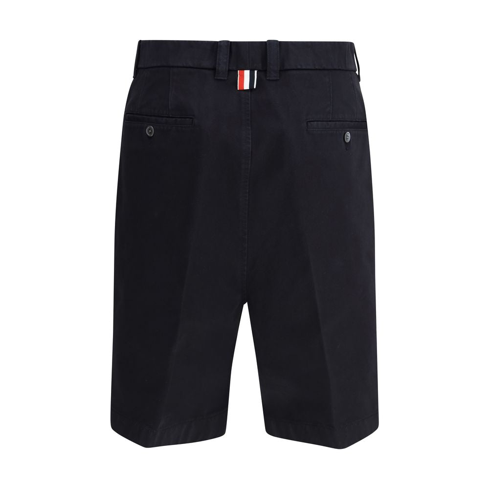 Thom Browne Blue Polyester Bermuda Shorts Mens Shorts