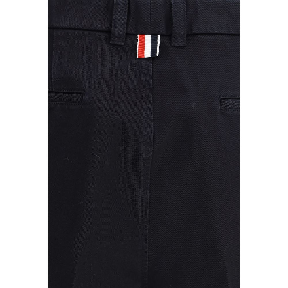 Thom Browne Blue Polyester Bermuda Shorts Mens Shorts