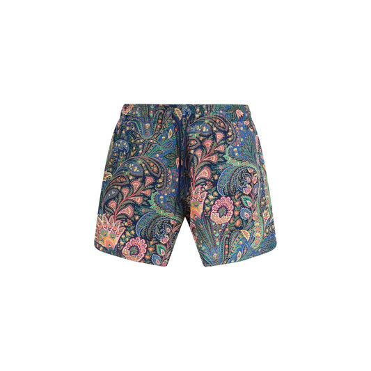 Etro Multicolor Polyester Short And Mini Shorts Mens Shorts