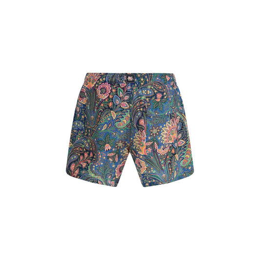 Etro Multicolor Polyester Short And Mini Shorts Mens Shorts