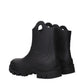 Moncler Black Cotton Ankle Boots