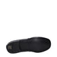 Dolce & Gabbana Black Fabric Slip-On Loafers